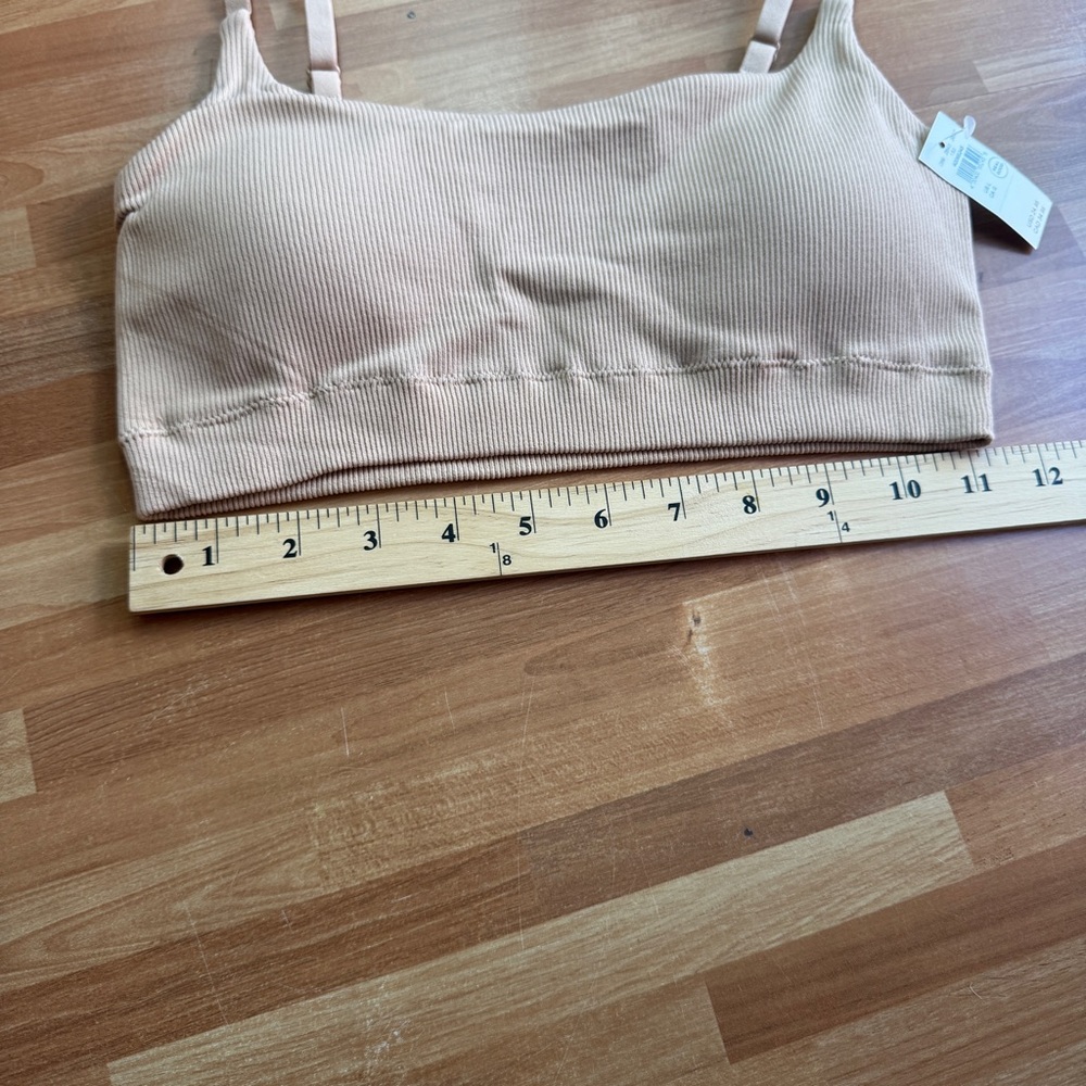 Aerie beige sports bra size large nwt - Picture 5 of 13